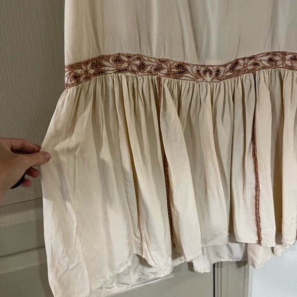 SOLD Free People Gorgeous laser cut embroidered dress - Picture 10 of 13